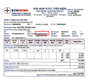 cách tra cứu hóa đơn tiền điện